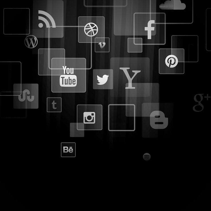Grid of social and web platform icons representing a saturated, unreliable digital experience